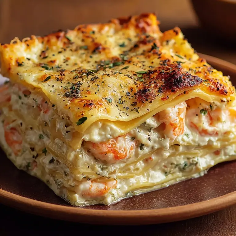 Lasagna with Lobster and Shrimp Delight Recipe