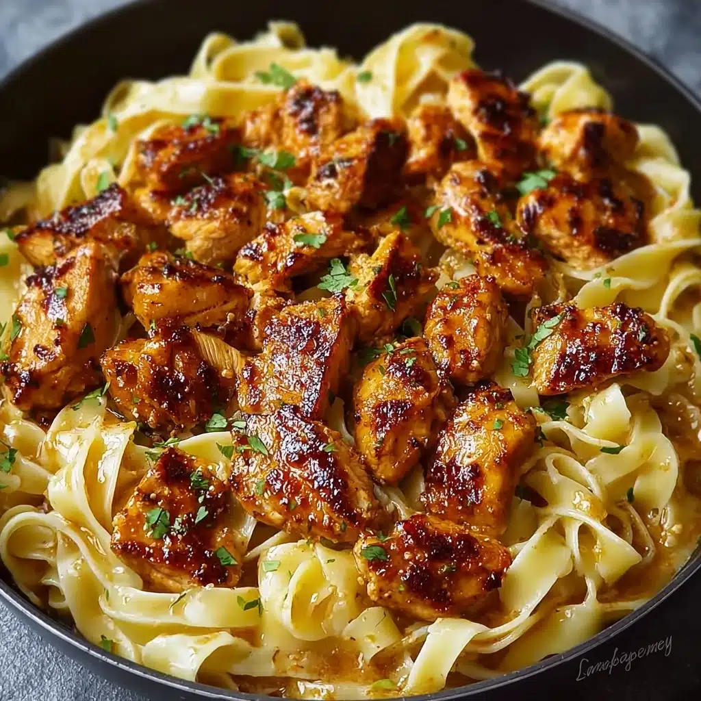 Spicy Cajun Honey Butter Chicken & Pasta Recipe