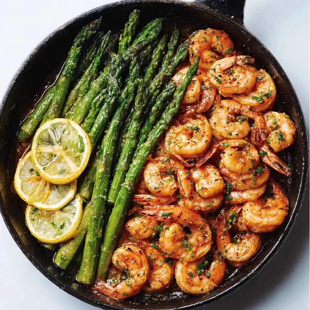 Lemon Garlic Shrimp and Asparagus (20-Minutes) Recipe - Recipe Image