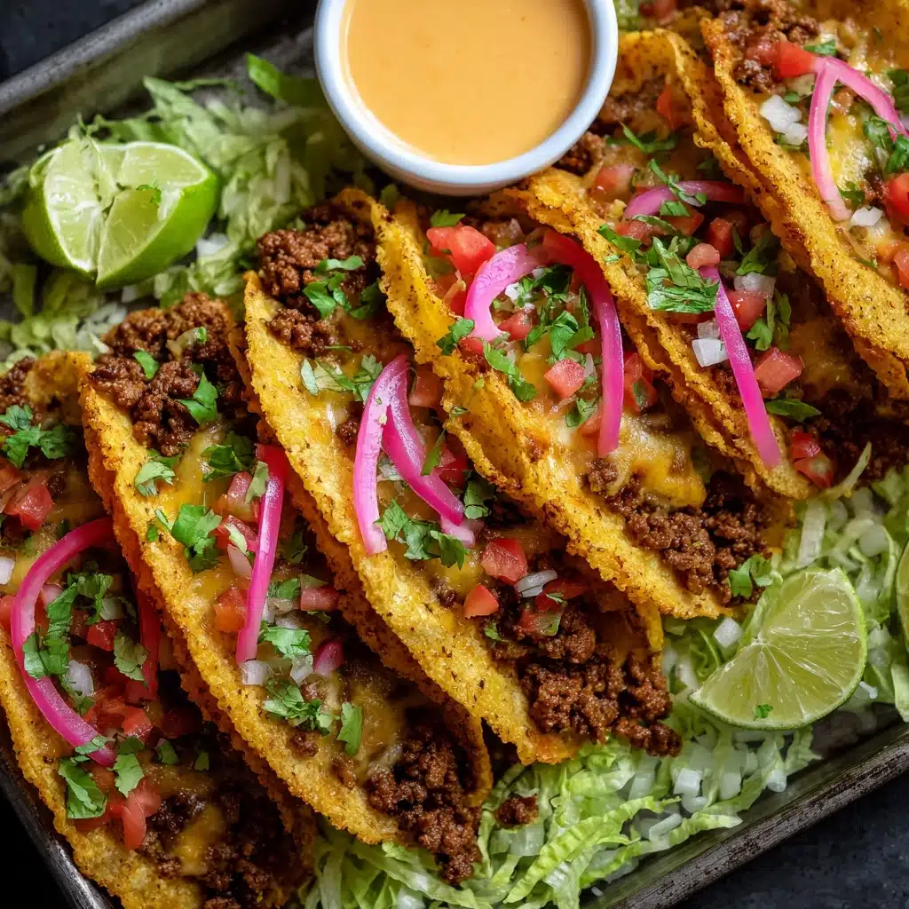 Crispy Beef Tacos (Baked Not Fried!) Recipe - Recipe Image