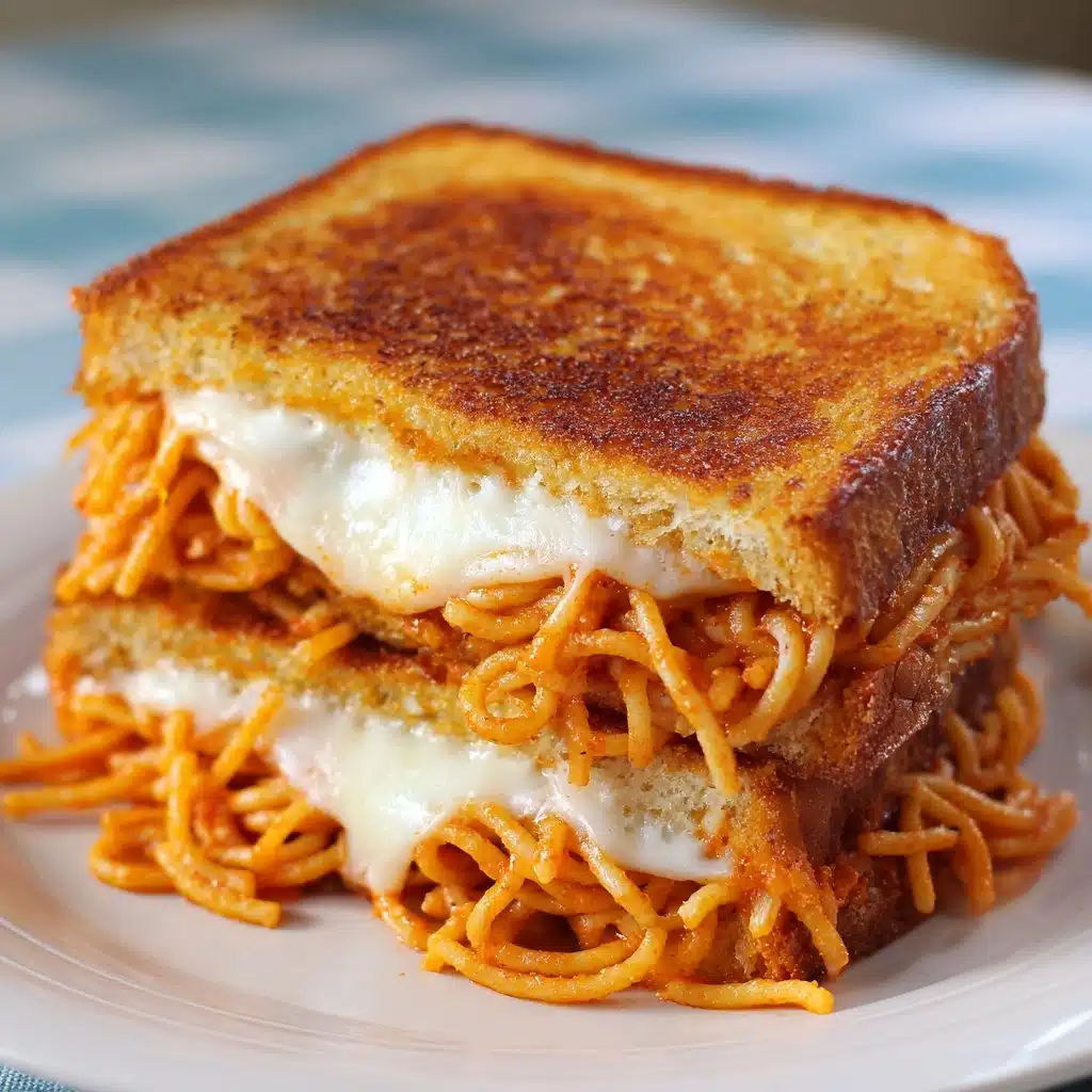 Spaghetti Grilled Cheese Recipe