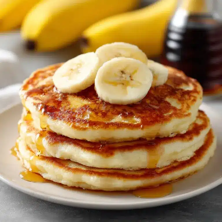 Brown Sugar Banana Pancakes Recipe