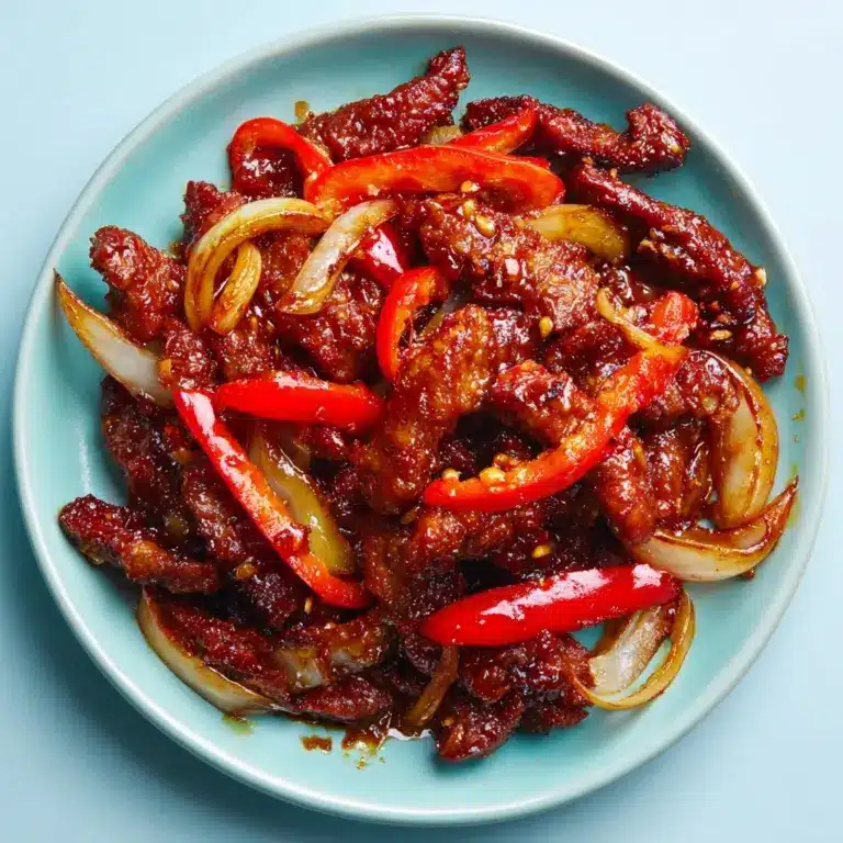 Crispy Chilli Beef with Sweet Chilli Sauce Recipe