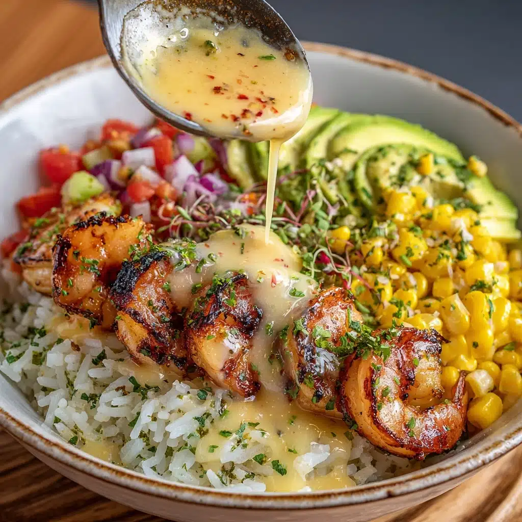 Corn Salsa & Creamy Garlic Sauce Recipe - Recipe Image