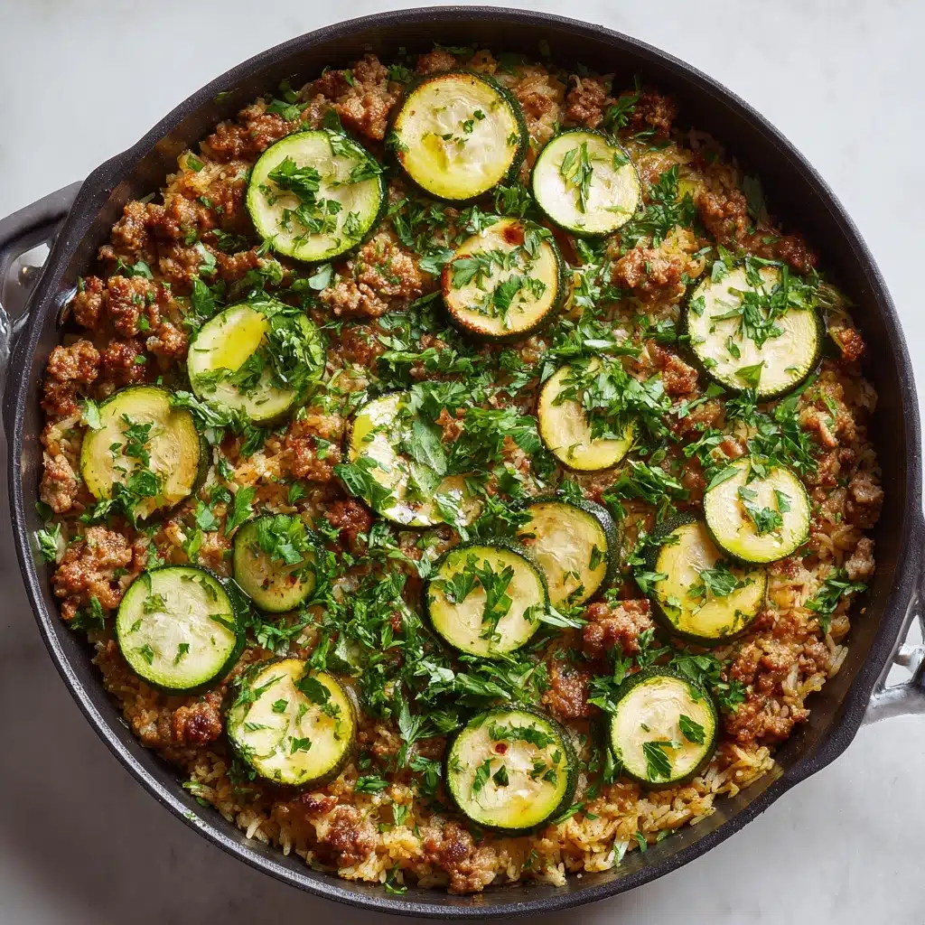Ground Turkey and Zucchini Skillet Recipe