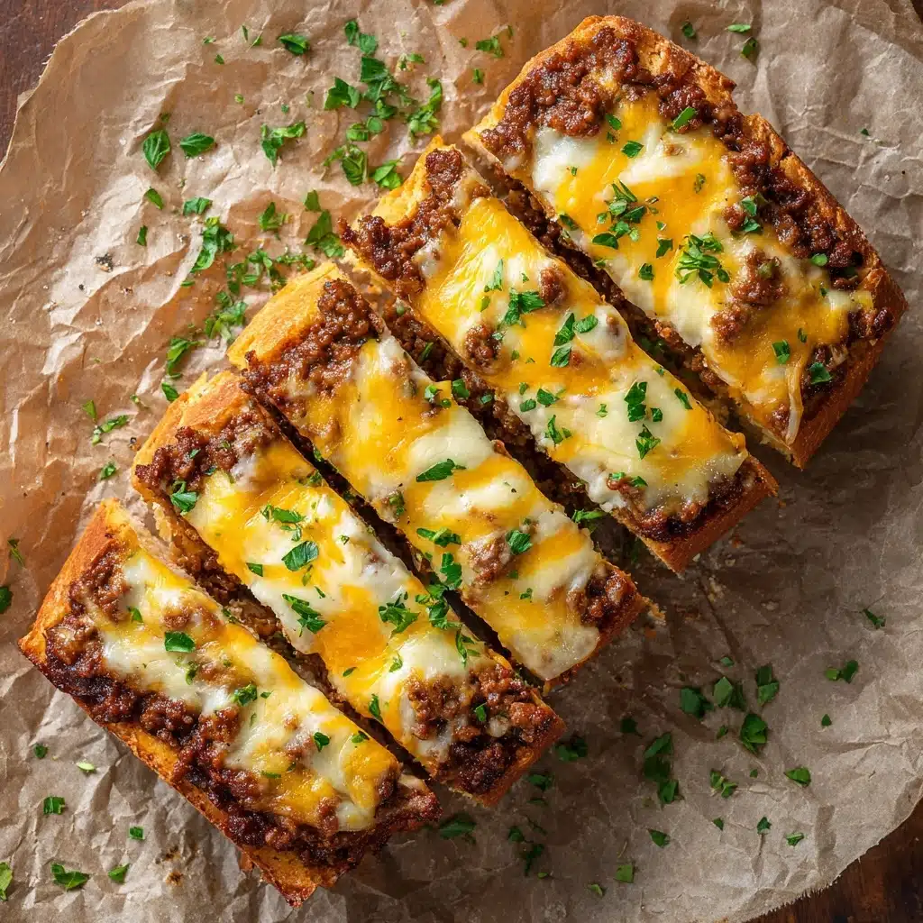 Garlic Bread Sloppy Joes Recipe - Recipe Image