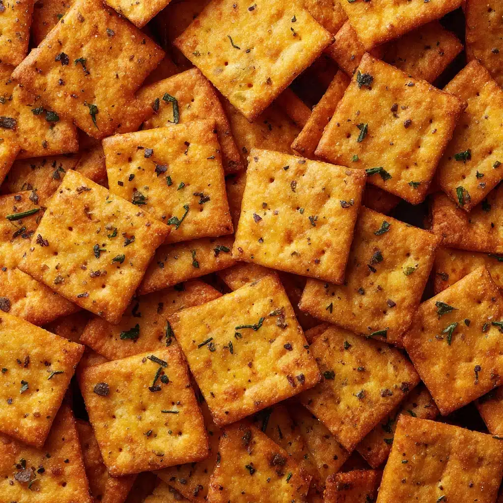 Homemade Seasoned Ranch Cheese Crackers Recipe - Recipe Image