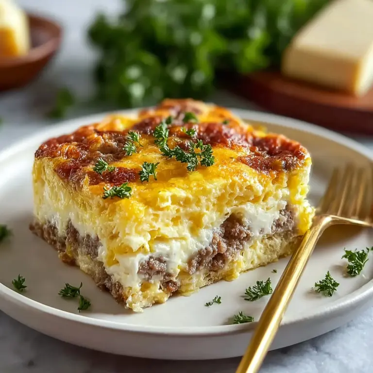 Easy Sausage and Egg Casserole Recipe