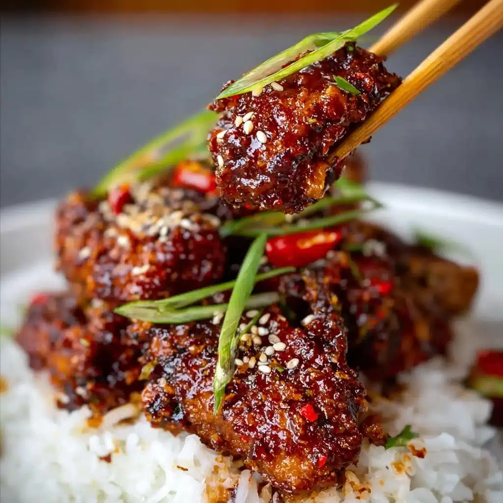 Chinese Crispy Chicken with Honey Garlic Sauce Recipe - Recipe Image