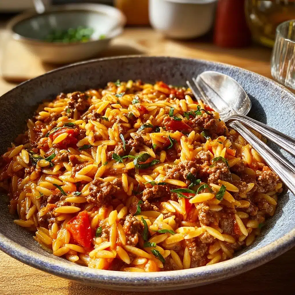 Ground Beef Orzo Recipe
