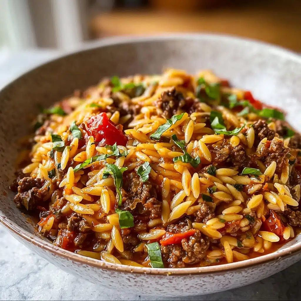 Ground Beef Orzo Recipe - Recipe Image