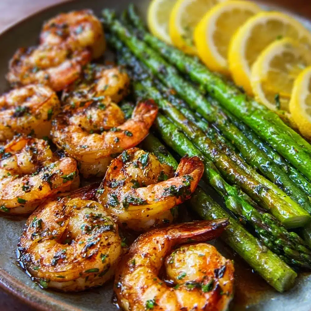 Lemon Garlic Shrimp and Asparagus (20-Minutes) Recipe