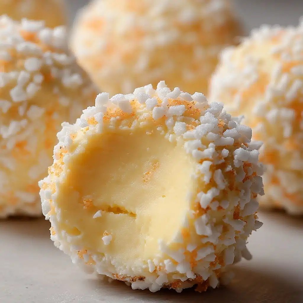 No Bake Orange Creamsicle Truffles Recipe - Recipe Image