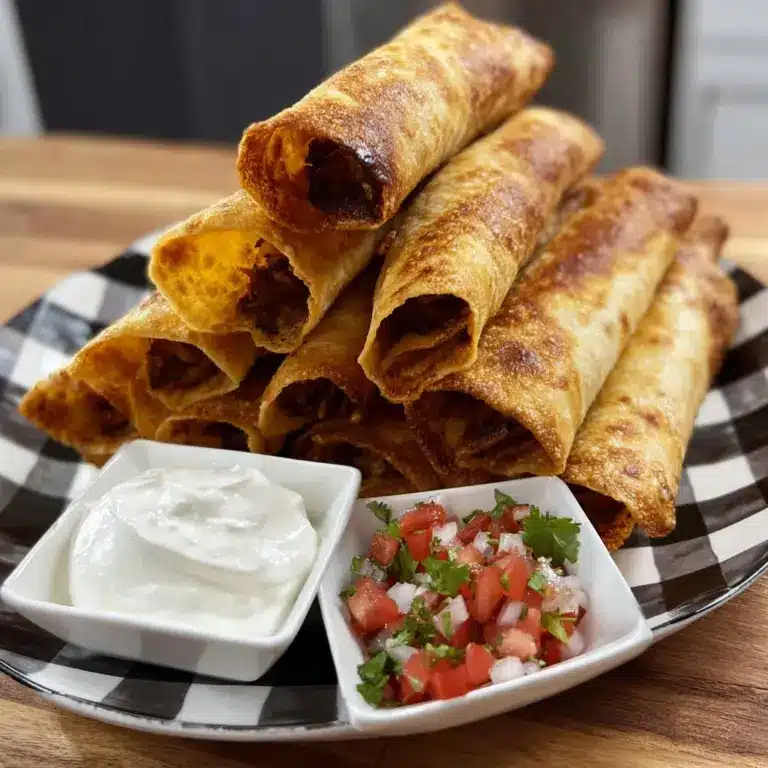 Easy Beef Taquitos Recipe