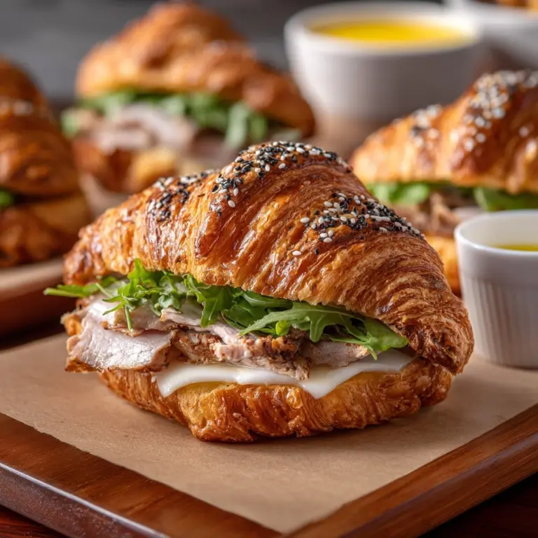 Turkey and Havarti Croissant Sandwich Recipe
