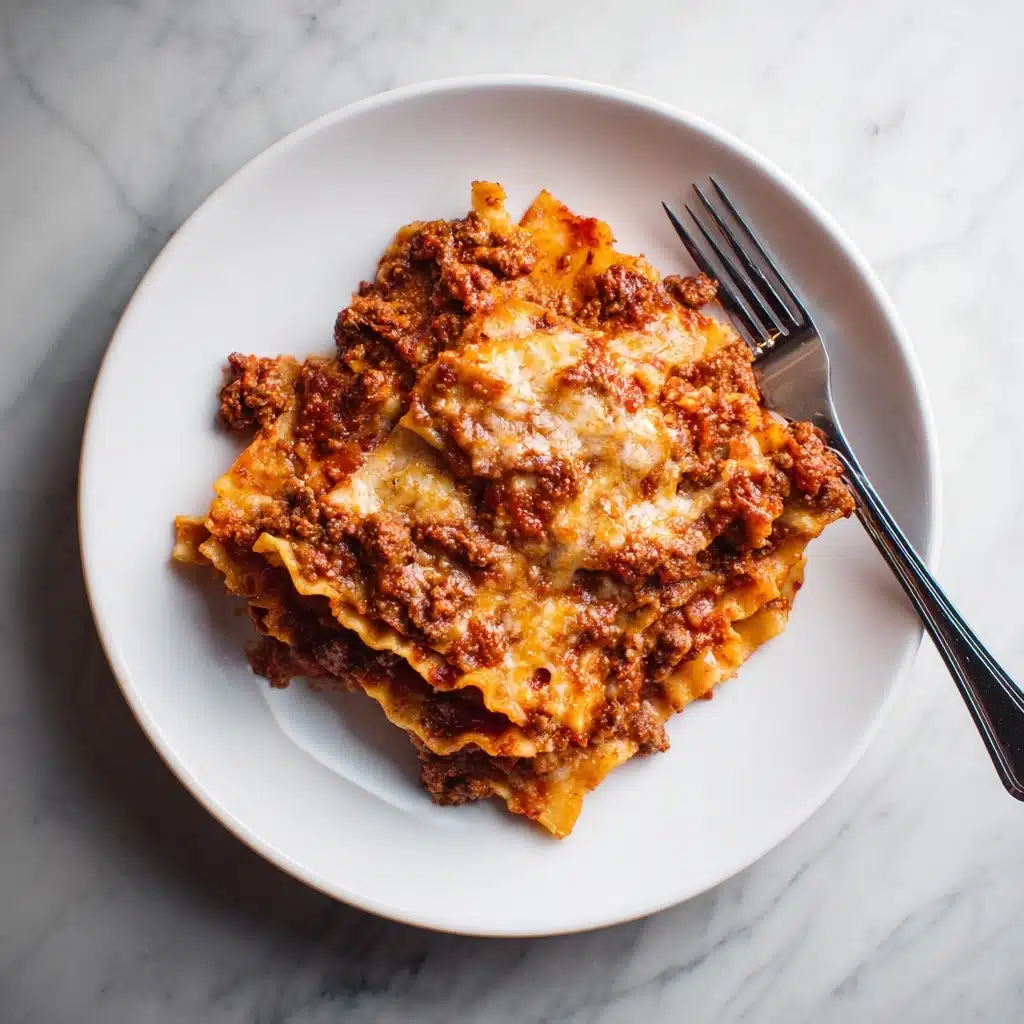 Cheesy Ground Beef Skillet Pasta Recipe - Recipe Image