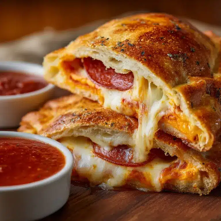 Homemade Easy Cheesy Pizza Pockets Recipe