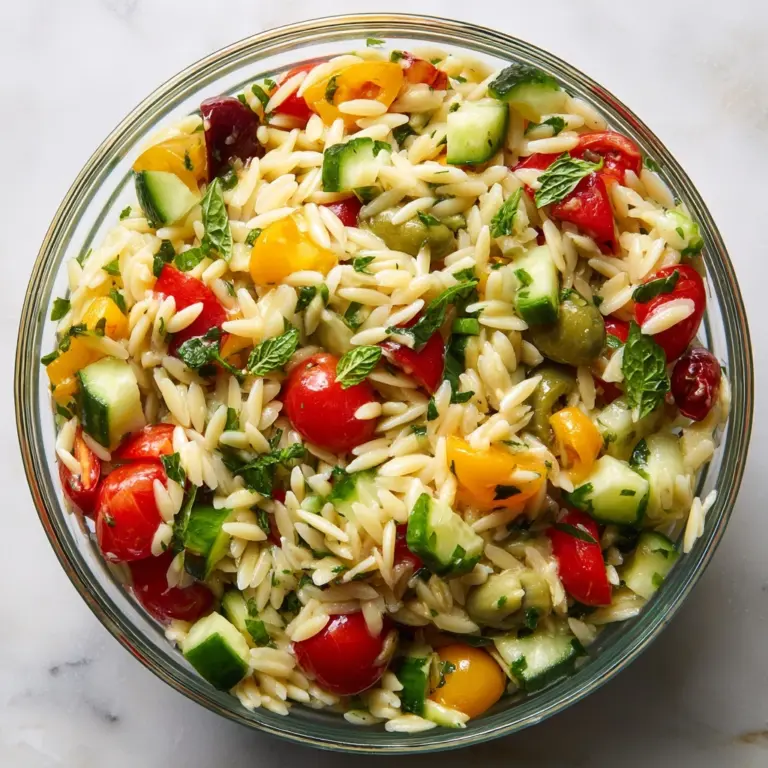 Easy Orzo Salad Recipe
