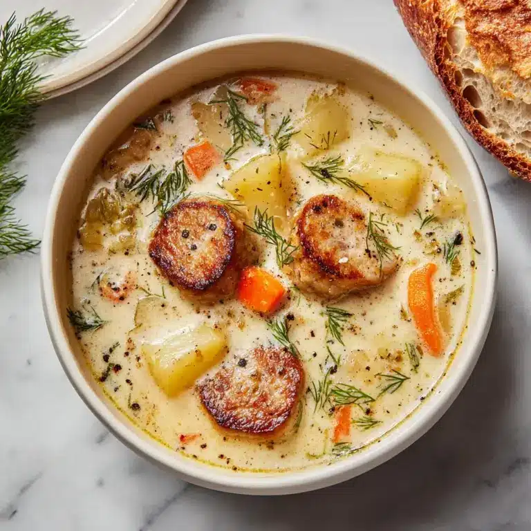 Polish Potato Soup (Kartoflanka) Recipe