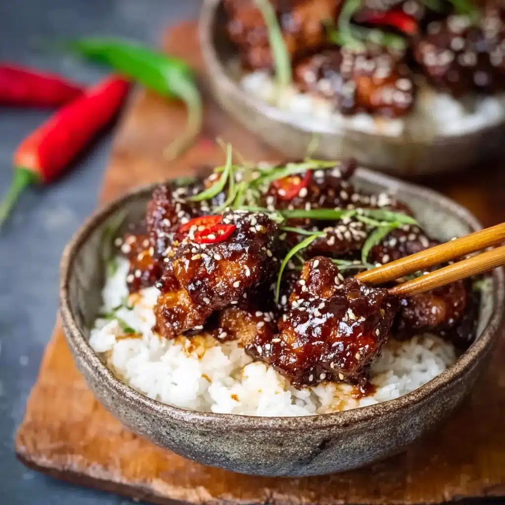 Chinese Crispy Chicken with Honey Garlic Sauce Recipe - Recipe Image