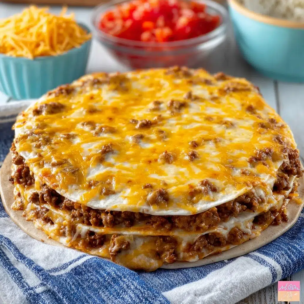 Easy Layered Taco Bake Recipe