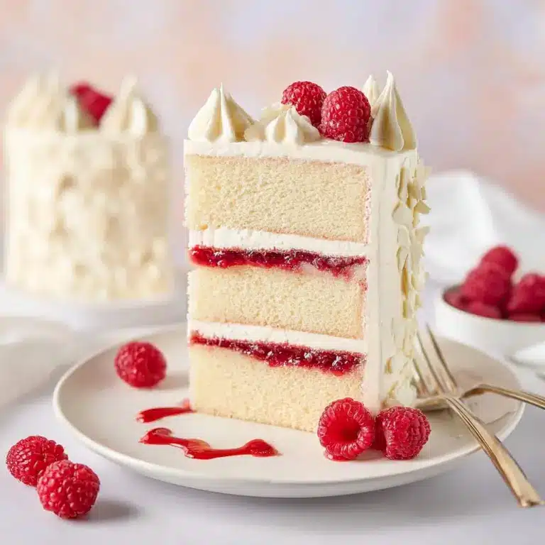 White Chocolate Raspberry Cake Recipe
