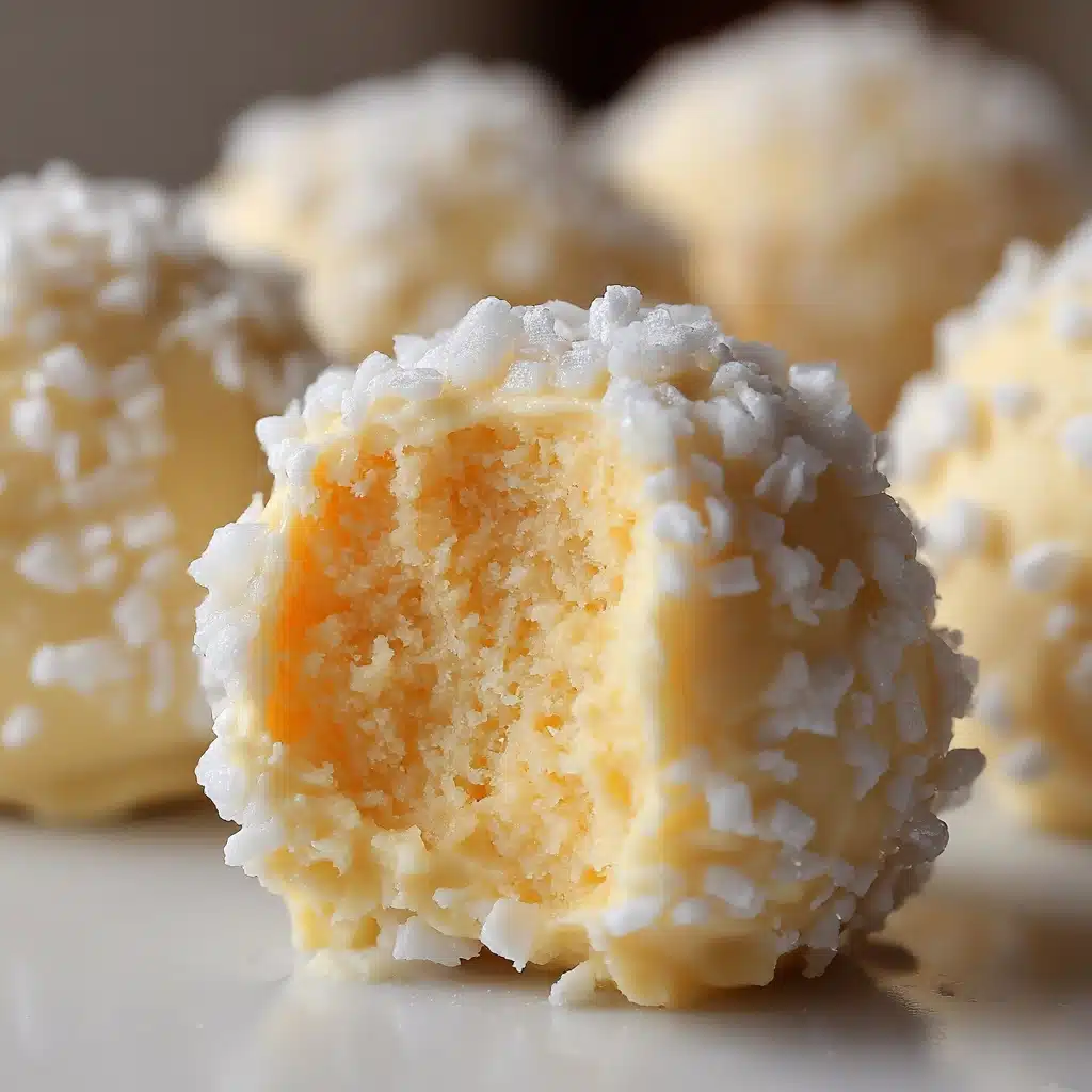 No Bake Orange Creamsicle Truffles Recipe
