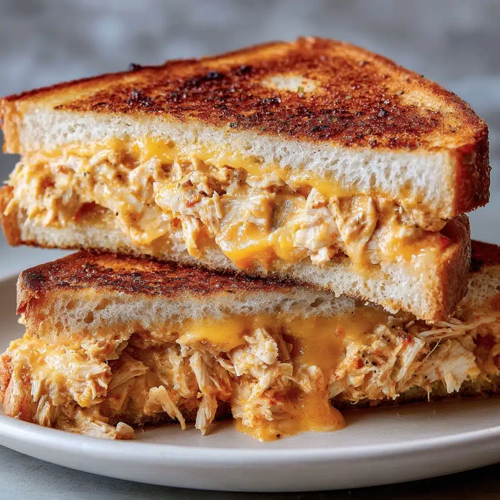 Buffalo Chicken Grilled Cheese Recipe - Recipe Image