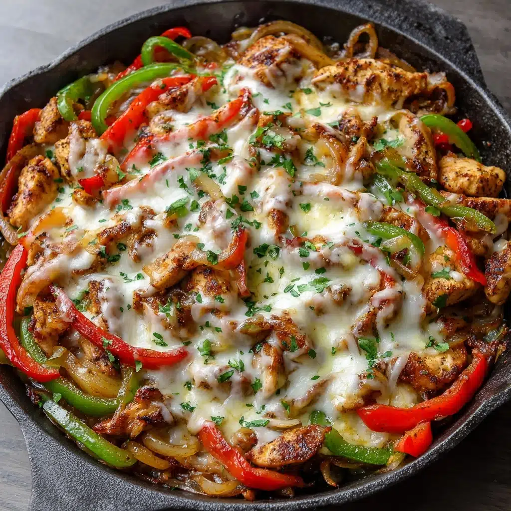 Chicken Cheesesteak Skillet Recipe - Recipe Image