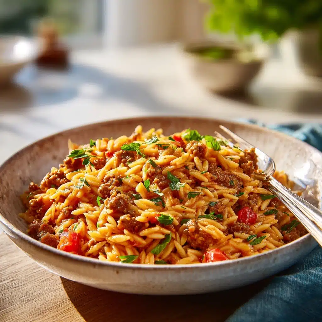 Ground Beef Orzo Recipe