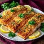 Baked Parmesan Crusted Salmon Recipe