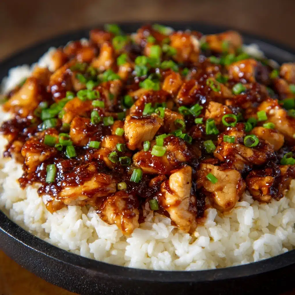 Honey BBQ Chicken Rice Recipe - Recipe Image