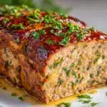 Melt-in-Your-Mouth Garlic Parmesan Chicken Meatloaf Recipe