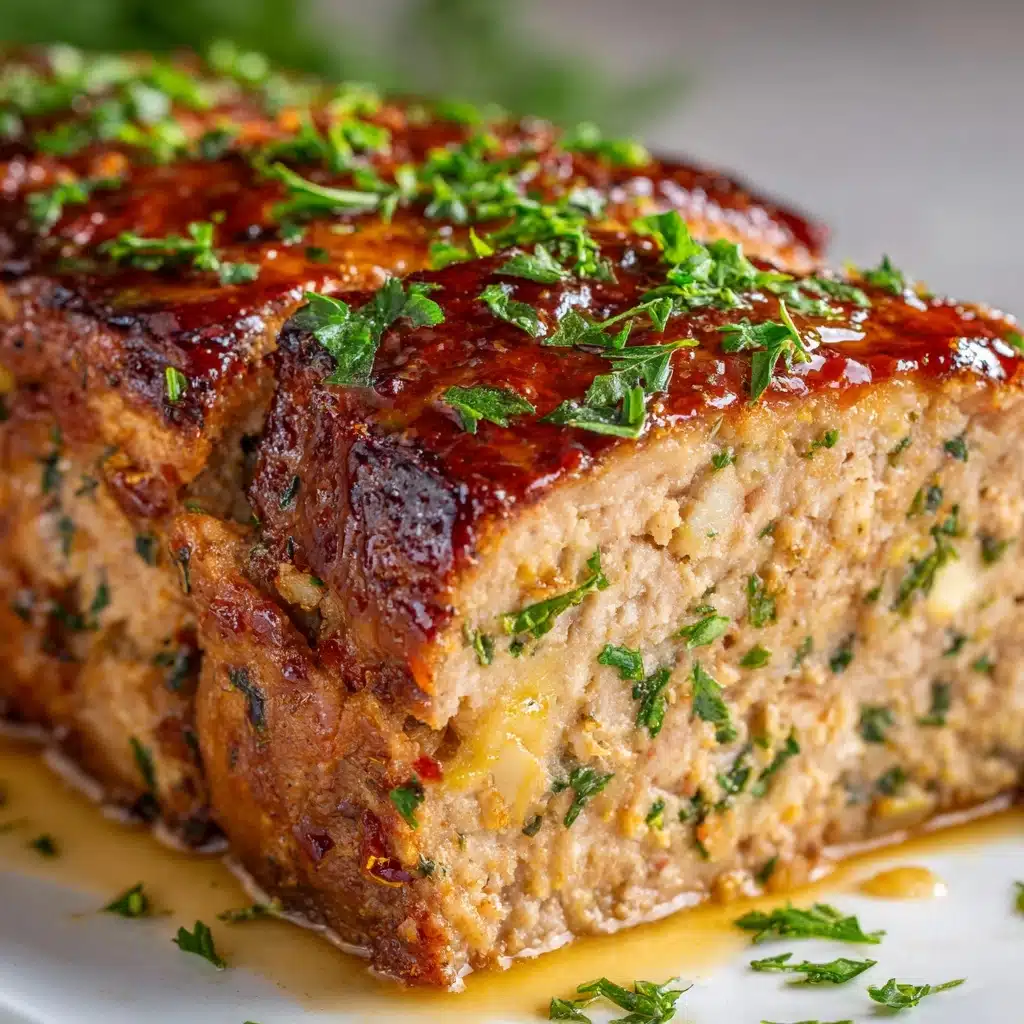 Melt-in-Your-Mouth Garlic Parmesan Chicken Meatloaf Recipe