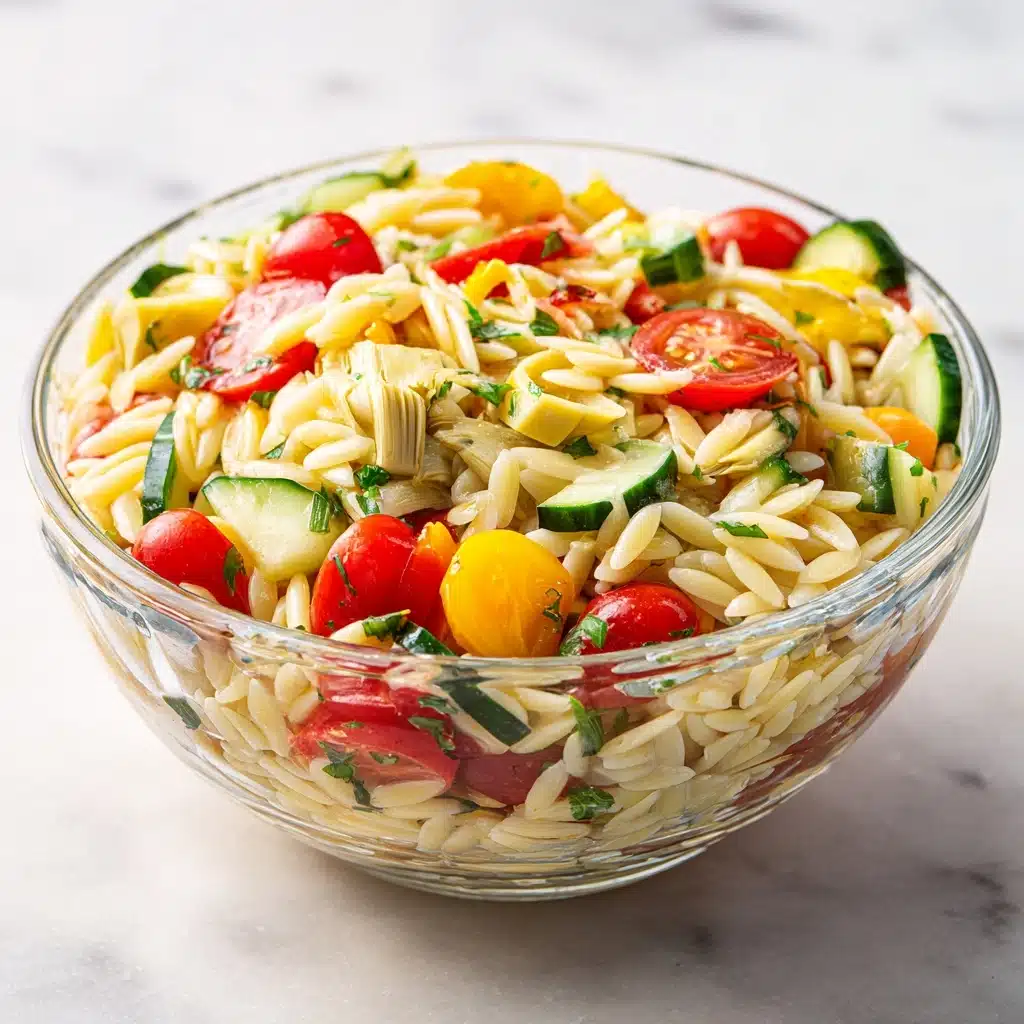Easy Orzo Salad Recipe - Recipe Image