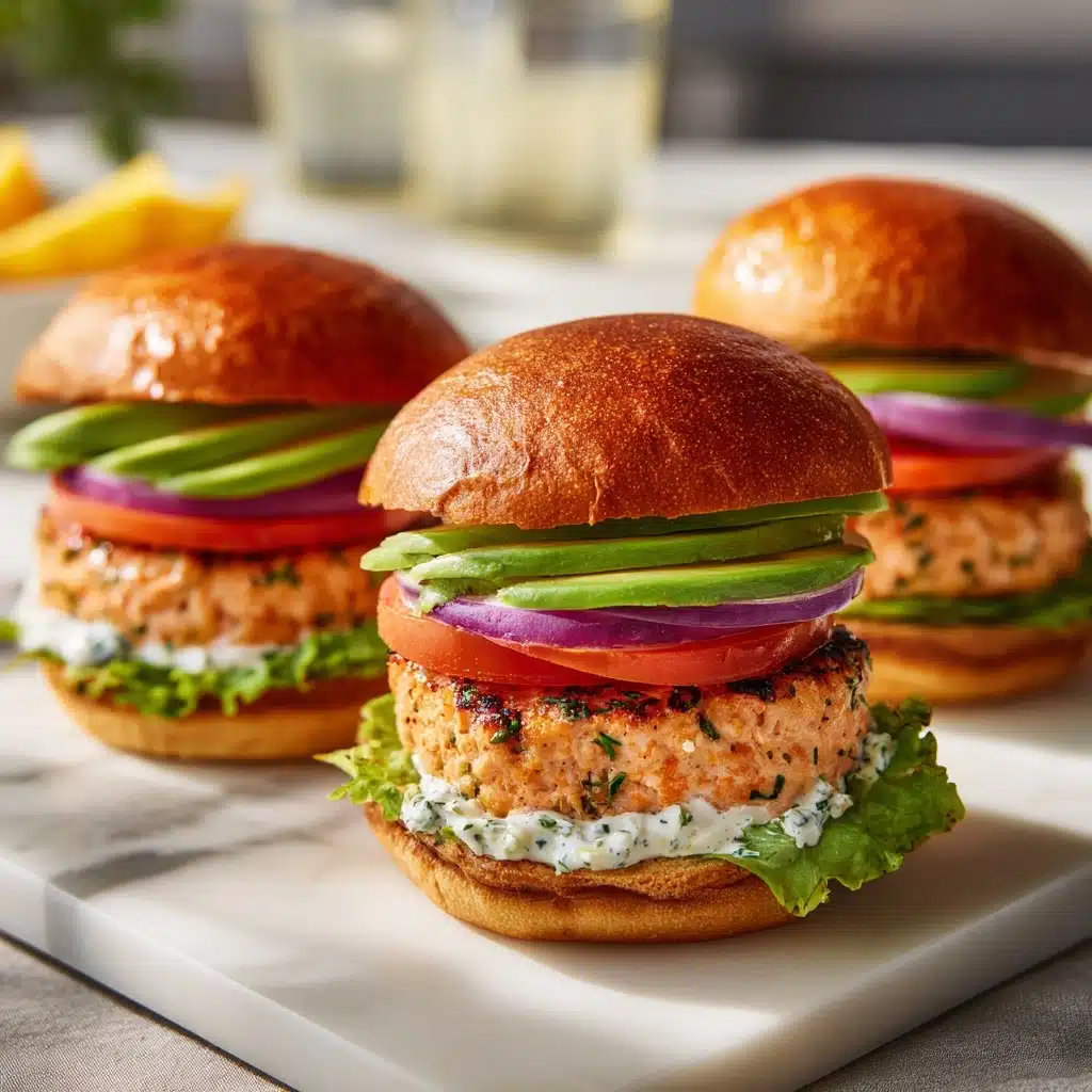The Best Salmon Burgers Recipe - Recipe Image