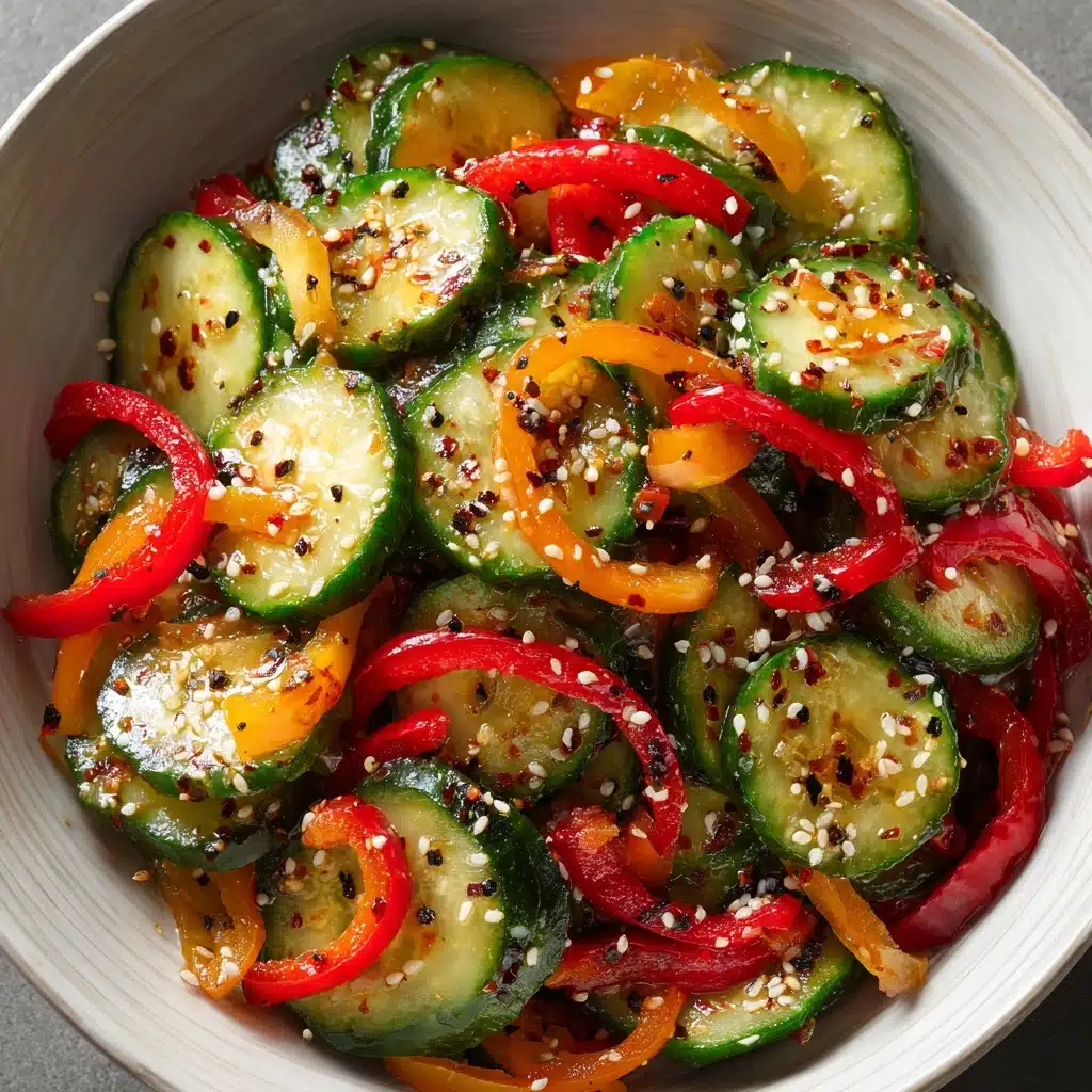 Cucumber Sweet Pepper Salad Recipe