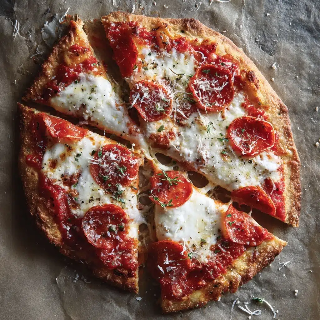 Easy 5 Minute Air Fryer Tortilla Pizza Recipe - Recipe Image