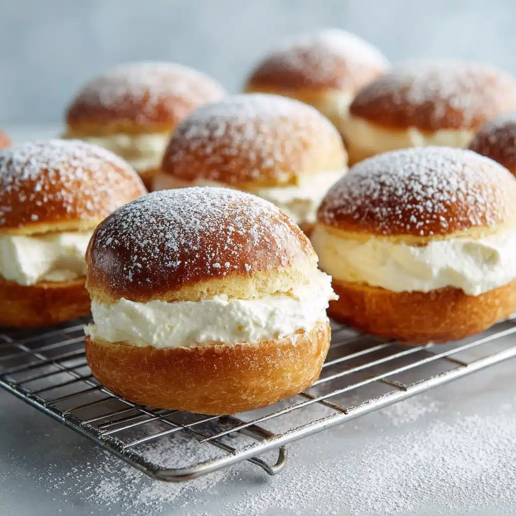 Korean Milk Cream Donut Recipe - Recipe Image
