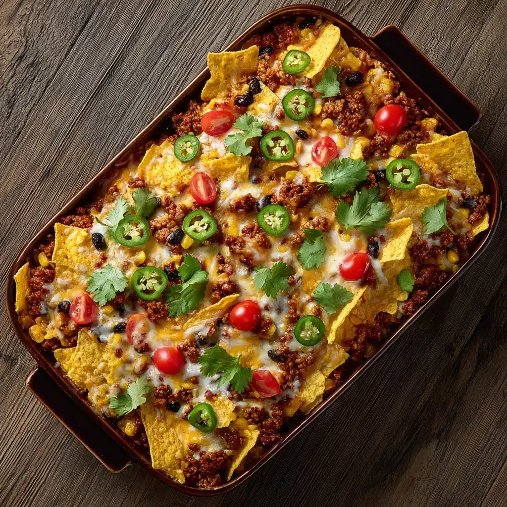 Walking Taco Casserole Recipe - Recipe Image