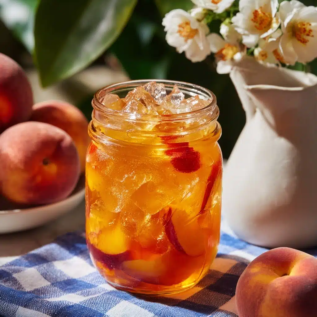 Homemade Peach Lemonade Recipe - Recipe Image