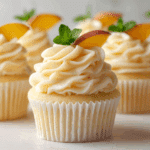 Honey Peach Cream Cheese Cupcakes Recipe