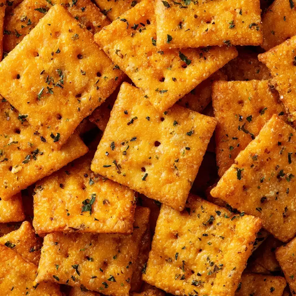 Homemade Seasoned Ranch Cheese Crackers Recipe - Recipe Image