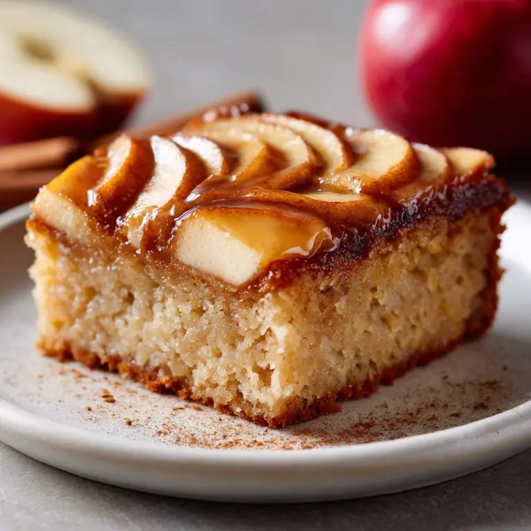 Easy Apple Cinnamon Sheet Cake Recipe