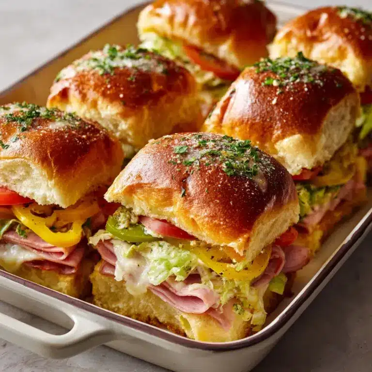 Italian Sub Sliders Recipe