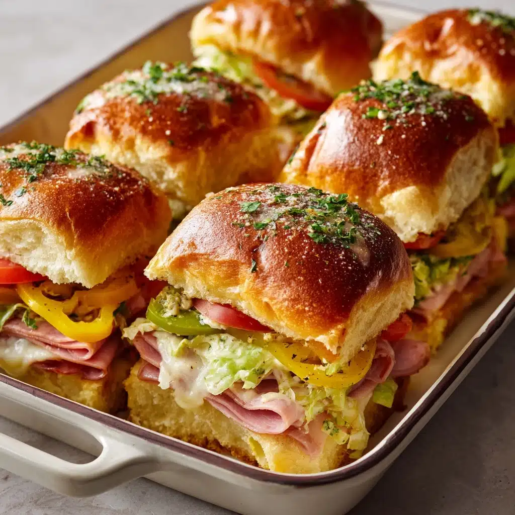 Italian Sub Sliders Recipe - Recipe Image