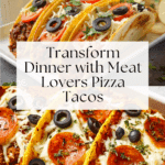 Meat Lovers Pizza Tacos Recipe