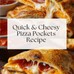 Homemade Easy Cheesy Pizza Pockets Recipe