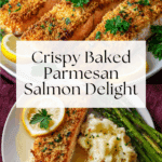 Baked Parmesan Crusted Salmon Recipe