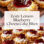 Lemon Blueberry Cheesecake Bites Recipe
